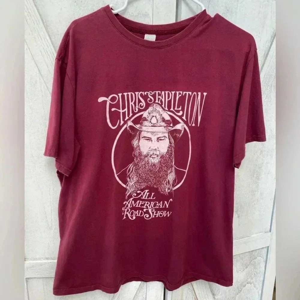 Chris Stapleton Band T-Shirt Country Music Concert Tour Women’s XXL Western Cowg